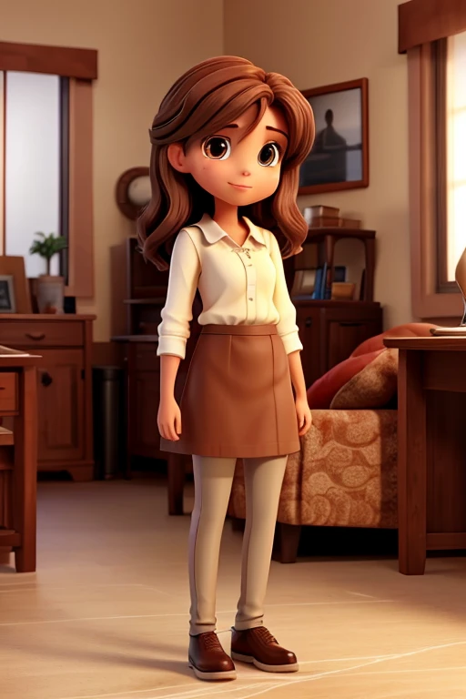 woman Brown Hair straight beautiful cute tall