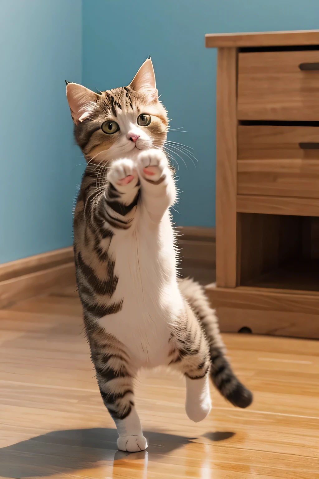Cat dancing pot dance