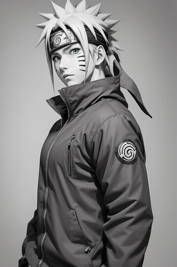 Create naruto coloring picture