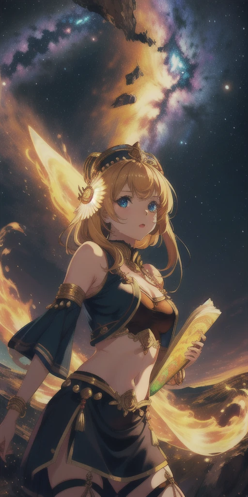 Girl Goddess,At the center of the planet,Milky Way