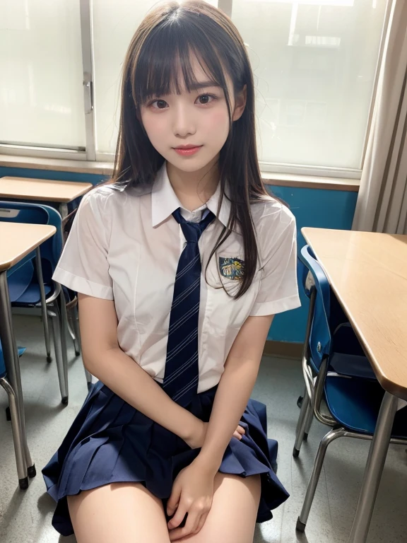 high school student、nude、School、uniform、whole body、Masturbation