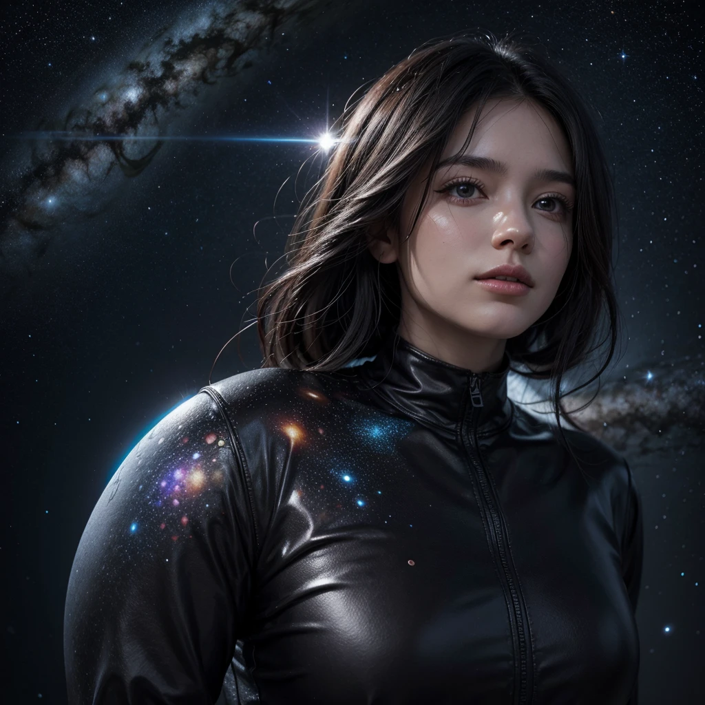a woman made of the universe