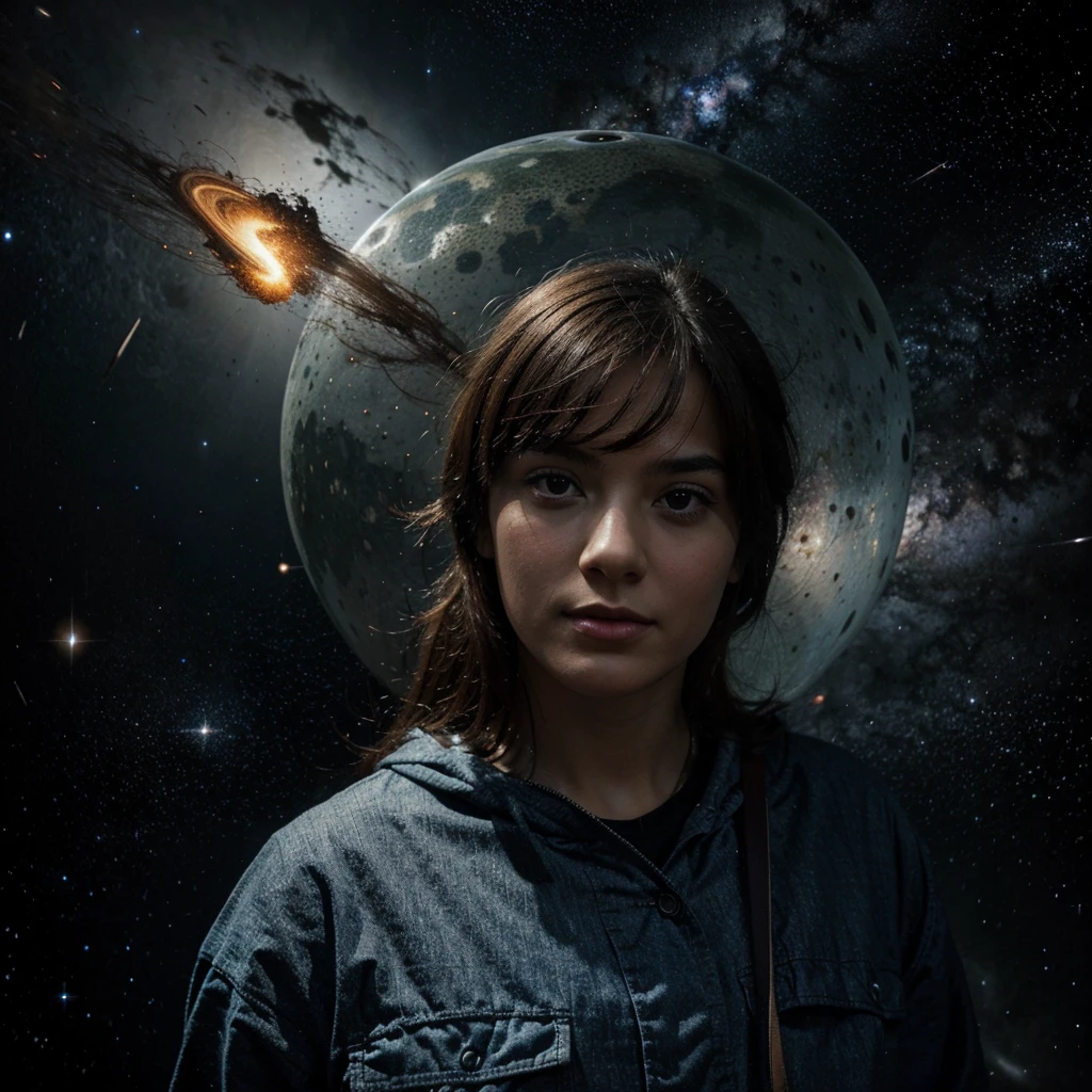 a person made of the universe