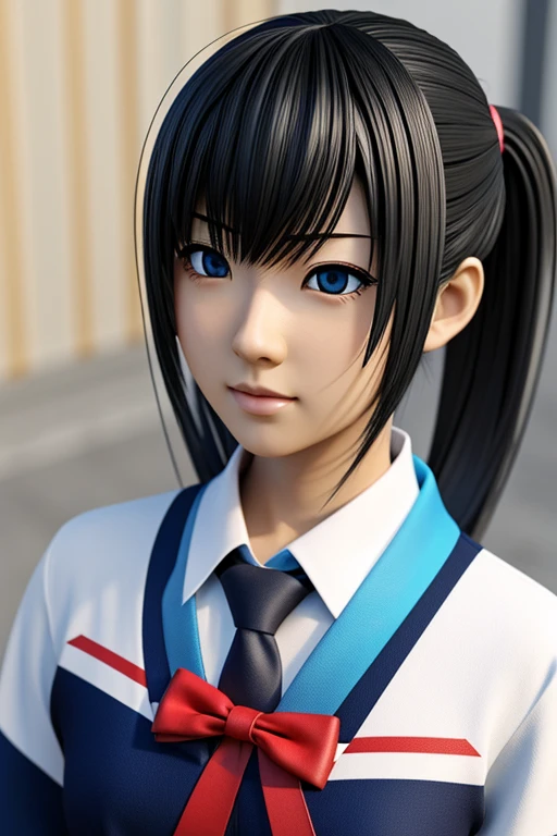 Screenshot of my hero academia.
Cute girl with black hair.