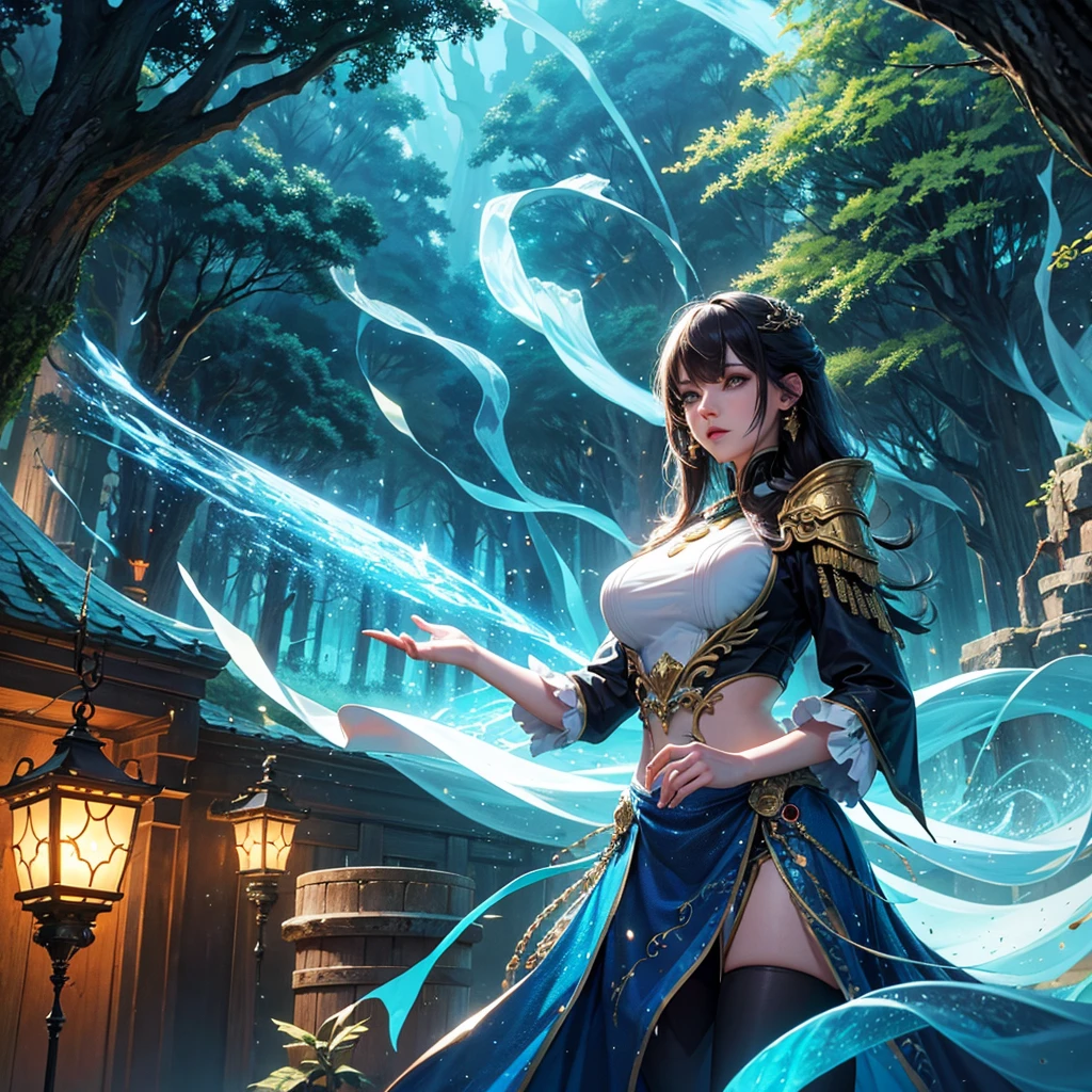 Magic forest, high resolution