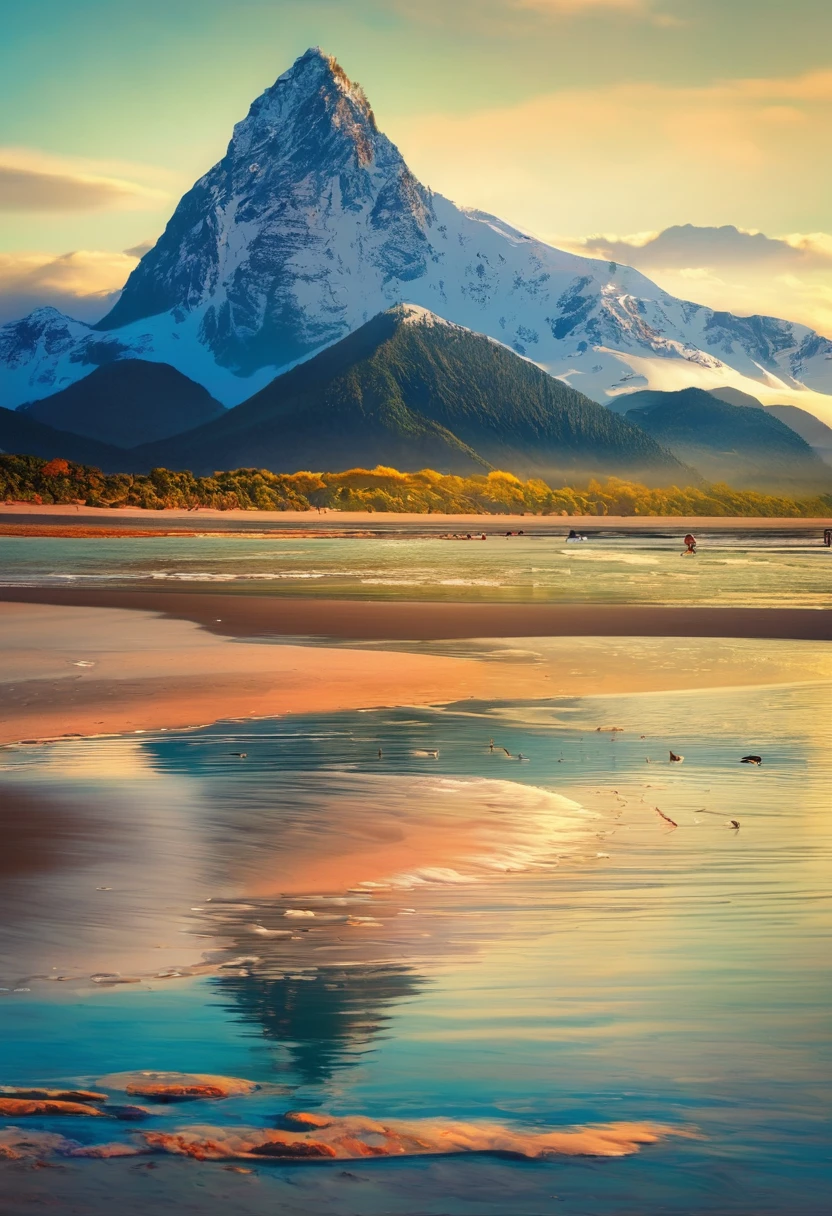 Big mountain beach