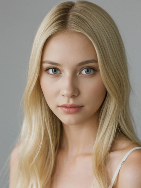 blonde girl model from an online store