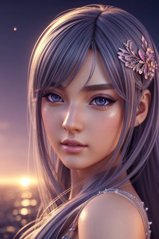 a wibu girl,1girl,beautiful detailed eyes,beautiful detailed lips,extremely detailed face and skin,long eyelashes,anime style,3d render,photorealistic,8k,cinematic lighting,dramatic lighting,highly detailed,intricate details,vibrant colors,fantasy background,colorful environment,elegant pose,dynamic angle