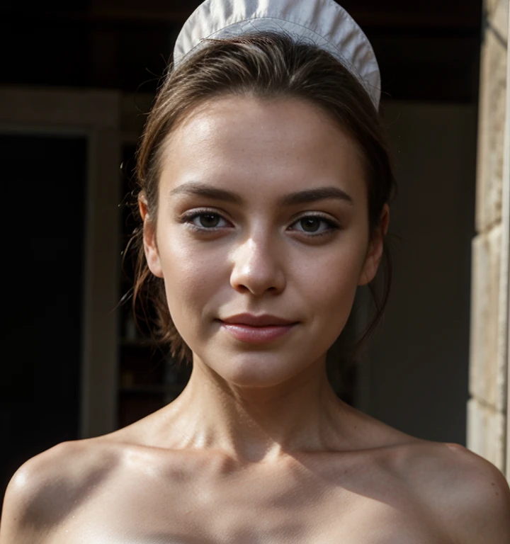 la plus haute qualité、8k、Sans maquillage、chef-d'œuvre、photographie claireier、Ultra haute résolution、Réaliste、Éclairage professionnel、Lumière naturelle、photographier、Salle de conférence de bureau、sourire、Ultra mince、Corps mince、(Jolie ((rousse)) européenne, belle et sexy, aux yeux vert clair, 28 ans)、peau blanche、Coupe courte aux baies、cheveux bruns、(Son décolleté est visible)、Petits seins、Gros mamelons dressés、(avec les jambes grandes ouvertes、(porter une culotte blanche)、jambes nues)、((Dame de bureau dans un costume bleu marine))