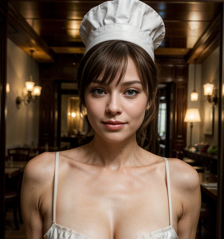 la plus haute qualité、8k、Sans maquillage、chef-d'œuvre、photographie claireier、Ultra haute résolution、Réaliste、Éclairage professionnel、Lumière naturelle、photographier、Salle de conférence de bureau、sourire、Ultra mince、Corps mince、(Jolie ((rousse)) européenne, belle et sexy, aux yeux vert clair, 28 ans)、peau blanche、Coupe courte aux baies、cheveux bruns、(Son décolleté est visible)、Petits seins、Gros mamelons dressés、(avec les jambes grandes ouvertes、(porter une culotte blanche)、jambes nues)、((Dame de bureau dans un costume bleu marine))