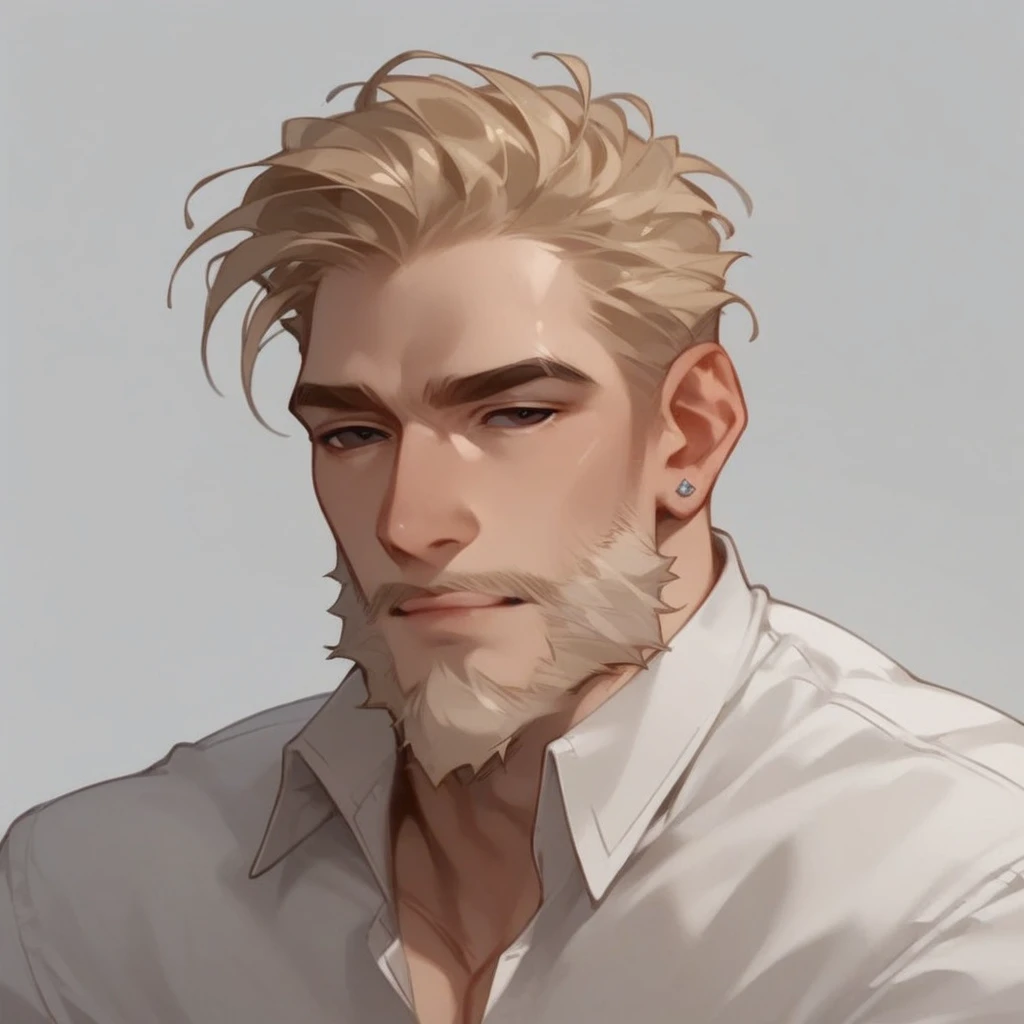 A silver Rolex glints on his wrist as Roberto raises a crystal tumbler to his lips, ice clinking softly against the glass. His salt-and-pepper beard, meticulously trimmed, accentuates the sharp angles of his jaw. Dark eyes, deep-set and intense, survey the room with a predatory gleam. At 53, he exudes power and magnetism.
His tailored Italian suit hugs his lean frame, hinting at a body kept fit through regular tennis matches and discreet liaisons. A faint whiff of expensive cologne – notes of bergamot and sandalwood – lingers in his wake. His voice, when he speaks, is a low, accented purr that sends shivers down spines.
Roberto's fingers, long and dexterous, drum lightly on the mahogany bar. A gold wedding band sits snugly on his left hand – a token he wears with practiced nonchalance, more accessory than commitment.
masterpiece,score_9,score_8_up,score_7_up,,8k