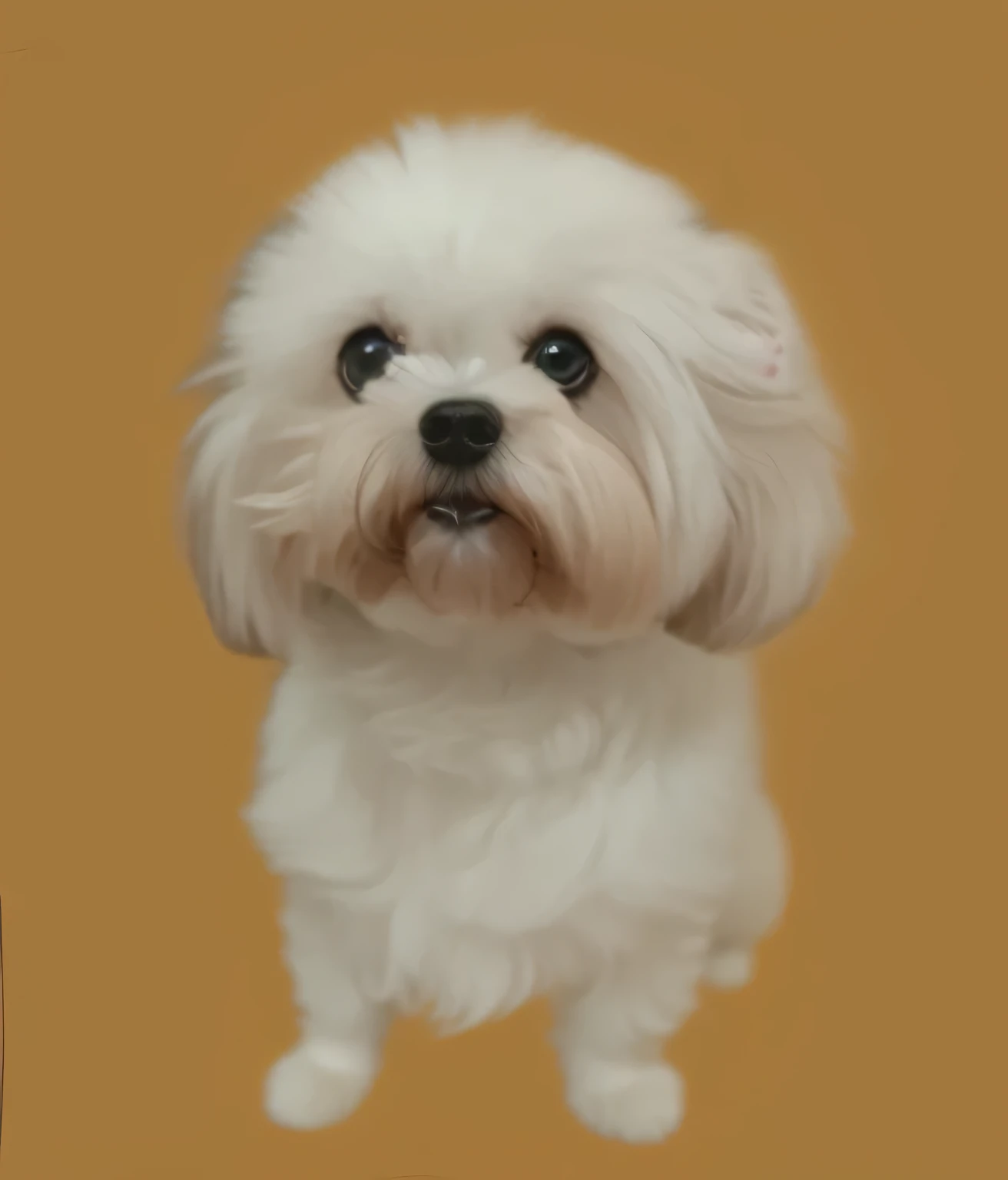 a very cute dog, she is very happy, her look is very happy and bright, she is smiling, the image is very detailed
