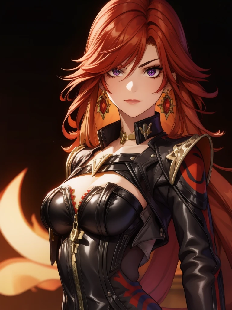 Red-haired goddess girl with flat chest --auto