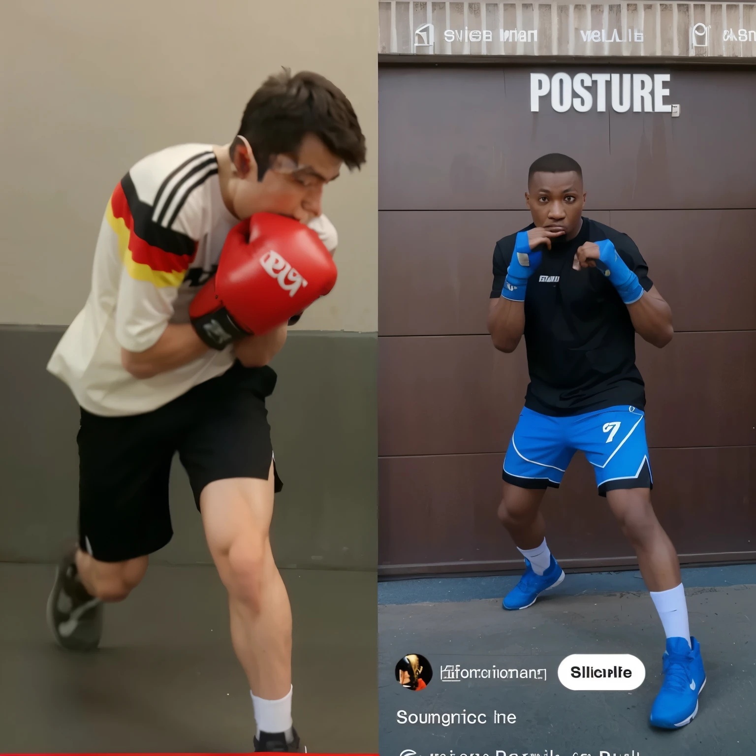 Make this 2 guys fighting
