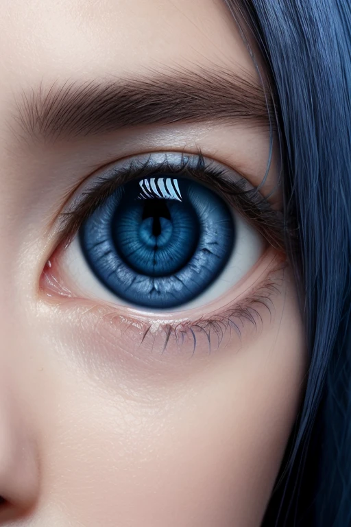 Ugly eye blue