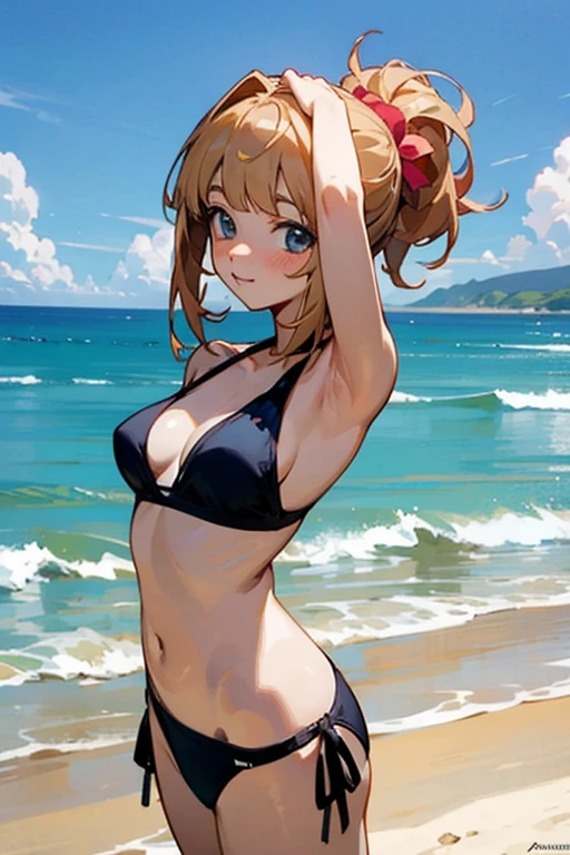anime beach girl