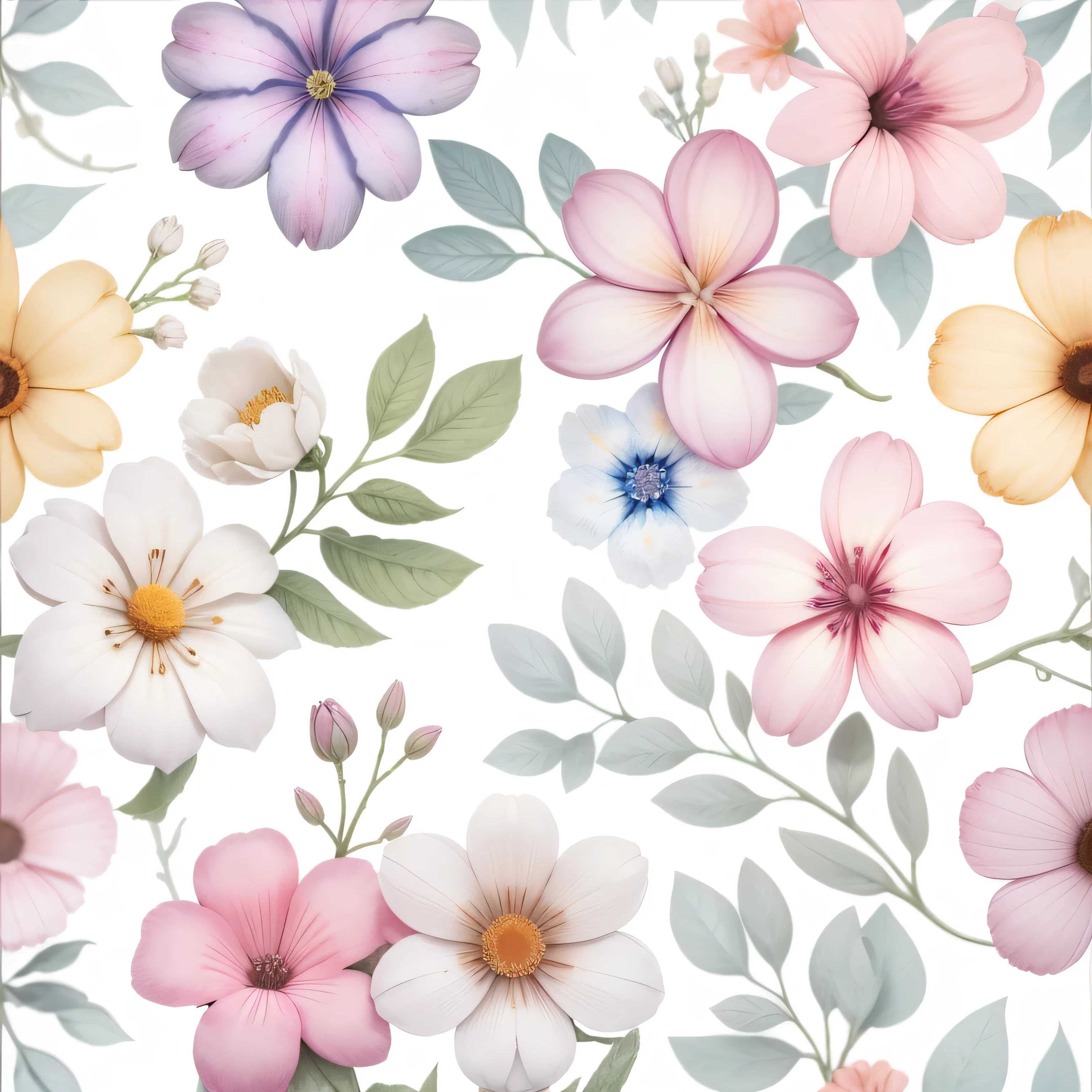 A beautiful flower with science and technology