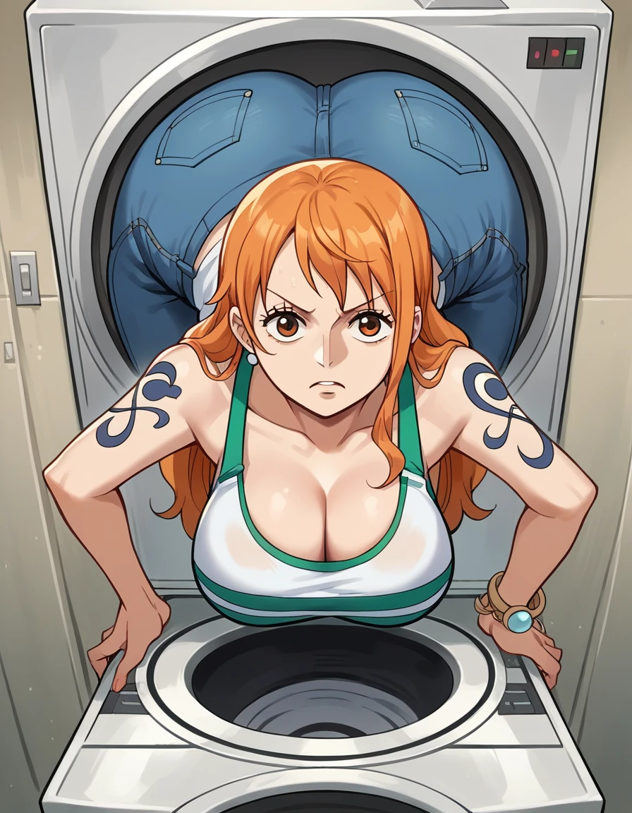 Gros plan d’un dessin animé d’une femme en bikini, nous from one piece, nous one piece, nous, Asuka suit under clothes!, beautiful portrait of nous, commission pour la haute résolution, câbles sur son corps, cel shader anime, je ferai aussi des fanarts, animation adulte ombragée par cellule, cel shader!!!, Anya de la famille Spy X, Asuka