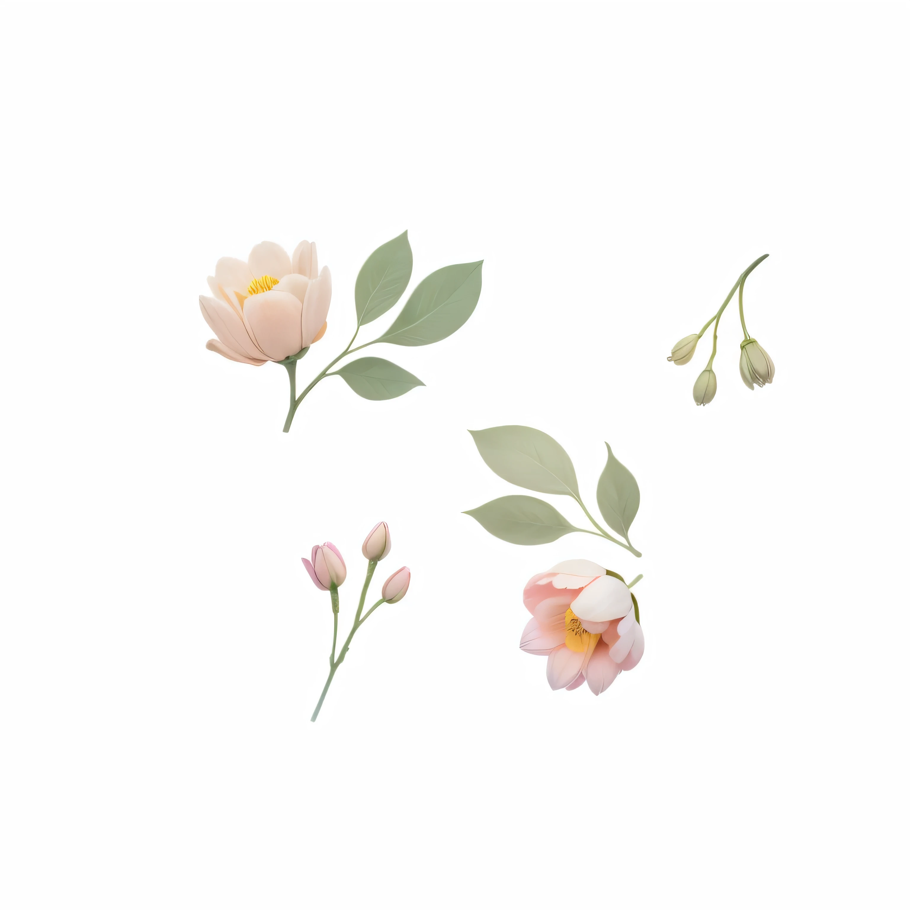 A beautiful flower with science and technology