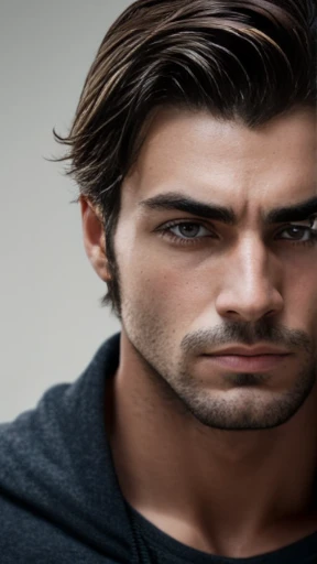 A man Isaac focus on the face