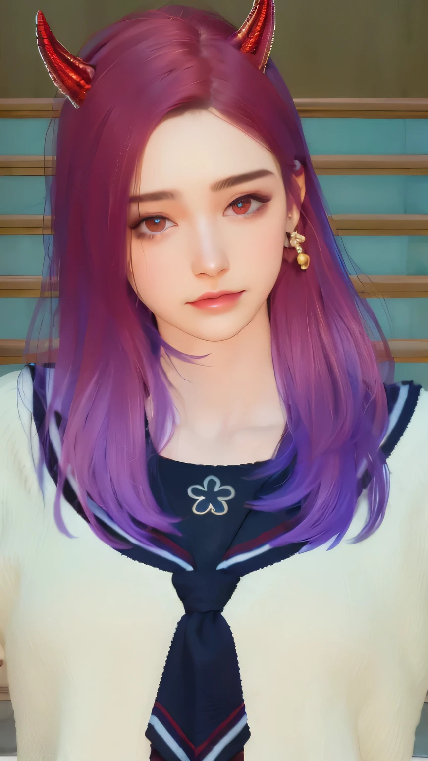 Very detailed faces, realistic beautiful girl