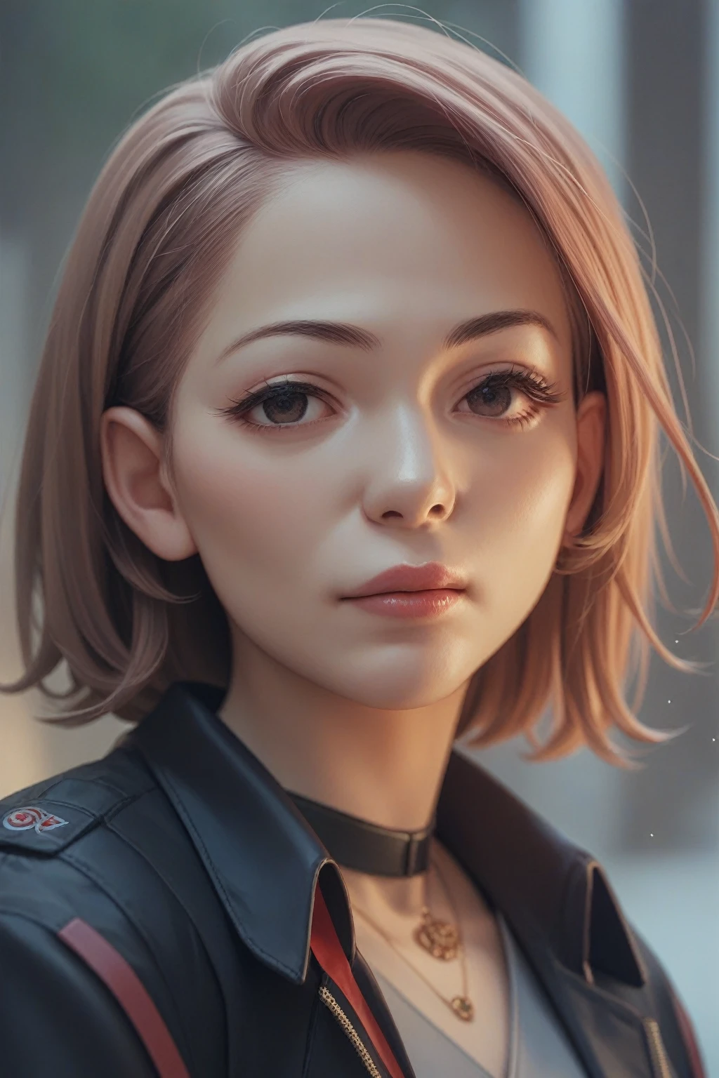 score_9, score_8_up, score_7_up, score_6_up, score_5_up, score_4_up, source_anime, medium shot, seductive female Russian e-girl cosplay, anime eye 