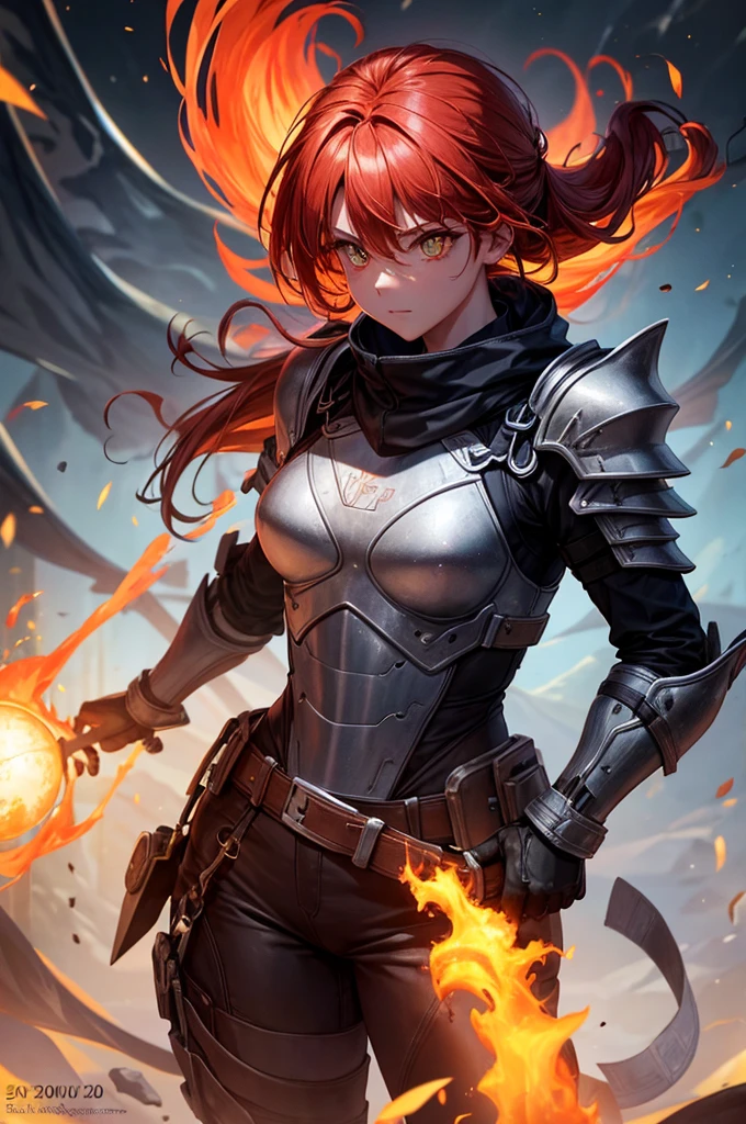 hair:%20Fiery%20red,%20flowing%20wildly%20around%20her%20head,%20reflecting%20the%20intense%20energy%20she%20commands.%0AEyes%3A%20Striking%20amber,%20glowing%20with%20an%20intense,%20fiery%20light.%0ABuild%3A%20Strong%20and%20athletic,%20conveying%20her%20warrior%20nature%20and%20physical%20prowess.%0AArmor%3A%20Crafted%20from%20dark%20volcanic%20rock%20with%20glowing%20magma-like%20accents.%20The%20armor%20is%20both%20protective%20and%20intimidating,%20with%20a%20rugged,%20elemental%20look.