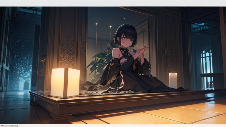 ((Highest quality)), ((masterpiece)), (detailed:1.4), 3d, detailedな筋肉のリアルなmasterpieceを持つカメラを見ている美しいサイバネティックガール, Beautiful cyberpunk woman image,High resolution (High Dynamic Range),Ray Tracing,NVIDIA,Super Resolution,Unreal 5,Scattered beneath the surface,PBR Texturing,Post-processing,Maximum clarity and sharpness,Multilayer Texture,Albedo and Specular Maps,Surface Shading,Accurate simulation of light-matter interactions,Perfect Proportions,Octane Rendering,Two-tone lighting,wide aperture,Low ISO,White balance,Three-part method,8K RAW, Active Pause, Action pose, Gold Parts, fringe, Short-haired,(A faint smile), ((Very elegant)), ((Very luxurious)), ((I'm in the large bath))(From below),masterpiece,8k,(Silicone Skin), ((In-focus photo)), ((Focused photos)), ((People are not blurred)), 4K,Silver Hair、Attractions、A beautiful high-contrast iridescent bikini、sprawl ,Heart symbol,(Glowing Skin、Pink and blue light source),huge , ((Heavy breathing:1.3)), , Little devil smile, From belowのアングル、、throw、((Illuminated by neon and black lights)))、Dancing、((Two perfect hands))、((Perfect Five Fingers))、