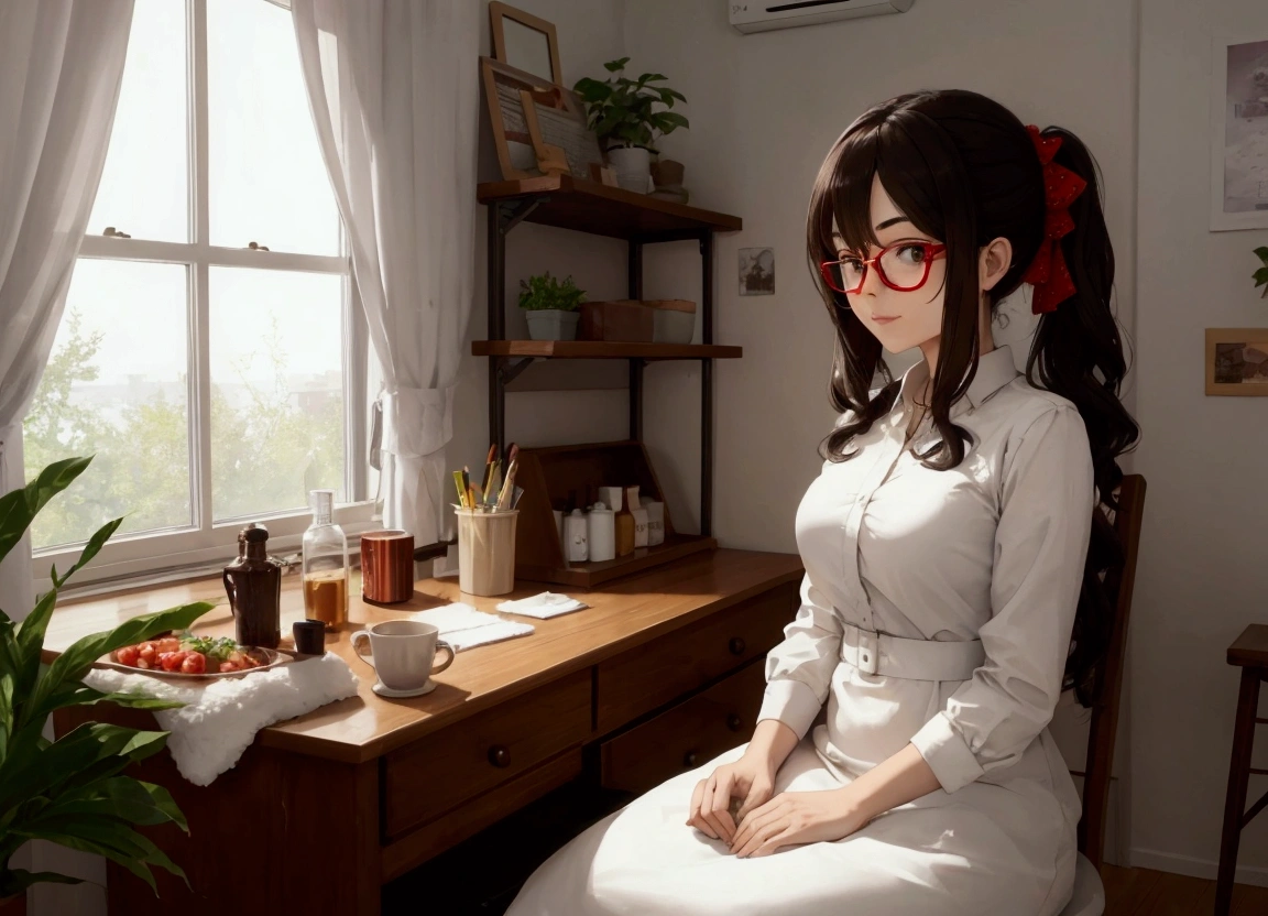 Red glasses