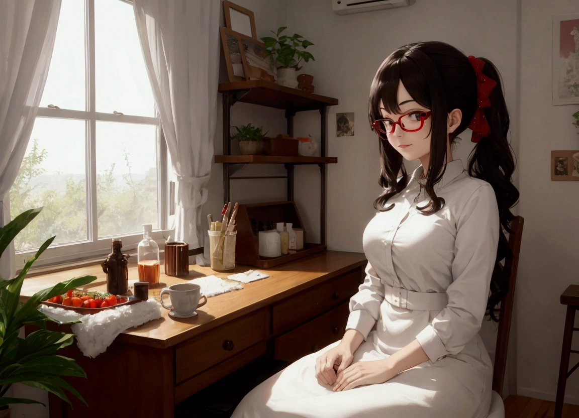 Red glasses