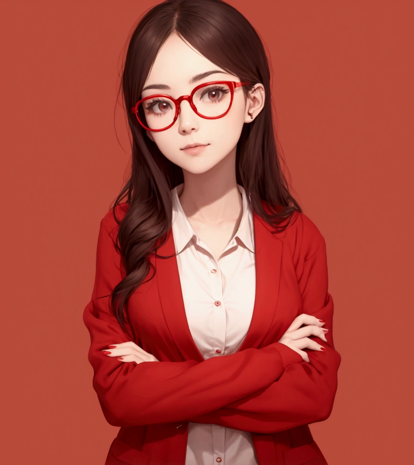 Red glasses