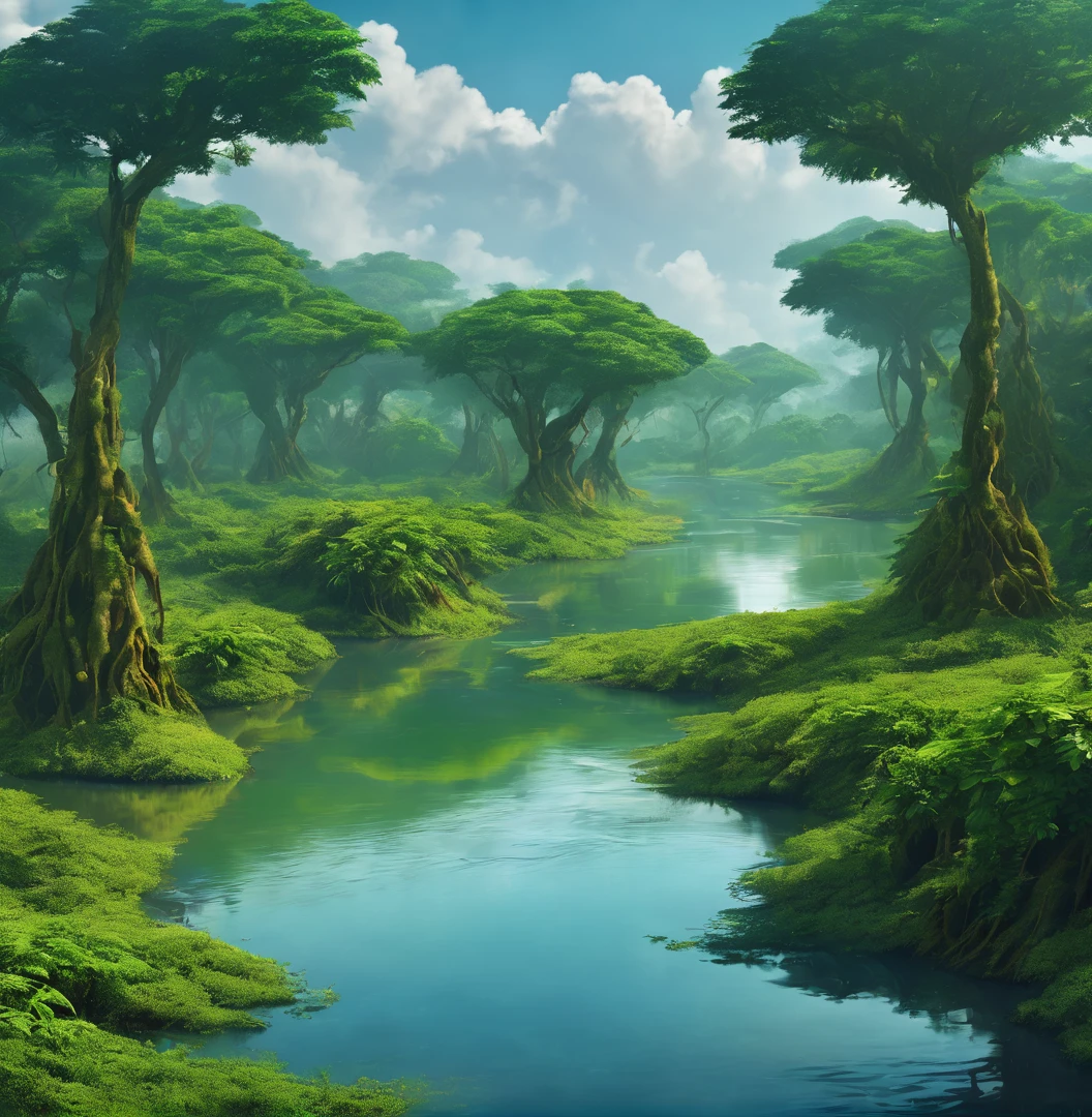 forest and rivers, Osun river, afrofuturism