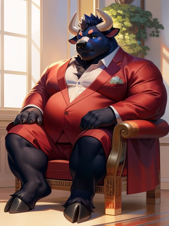 (by zackary911, by nextel, by personalami, by honovy), solo, male, standing, older man, polar bear, old, mature male, hairy, chubby, tall, muscular, night, night time, city, red tie, suit, dress pants, ((hair, beard)), smirking, rape face, sweaty heavy balls, big veiny penis