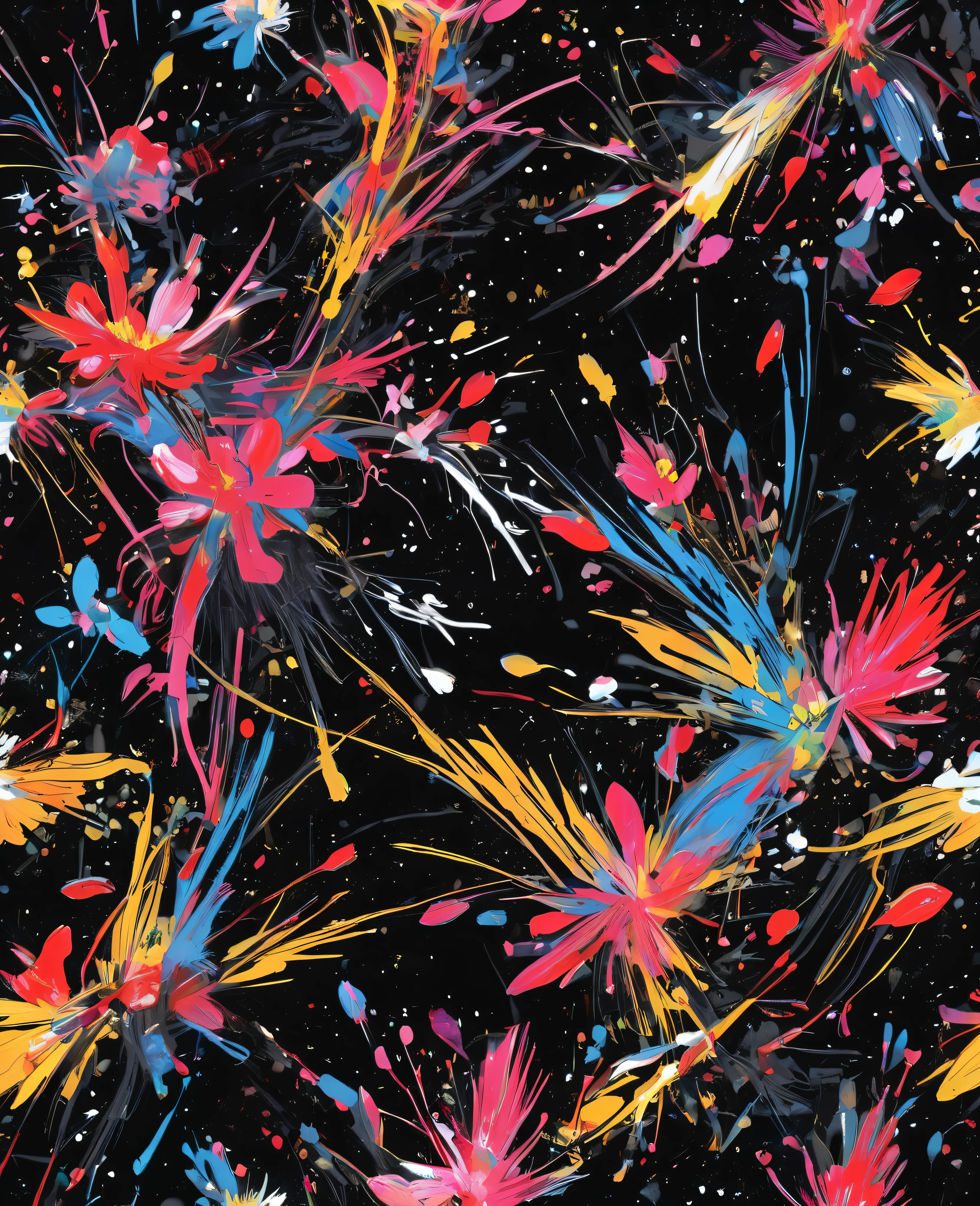Graffiti, scribble, Comics by Petra Cortright, best quality, masterpiece, glittery lights artwork, Representative work, official art, Professional, Ultra intricate detailed, 8k, lights art, black background