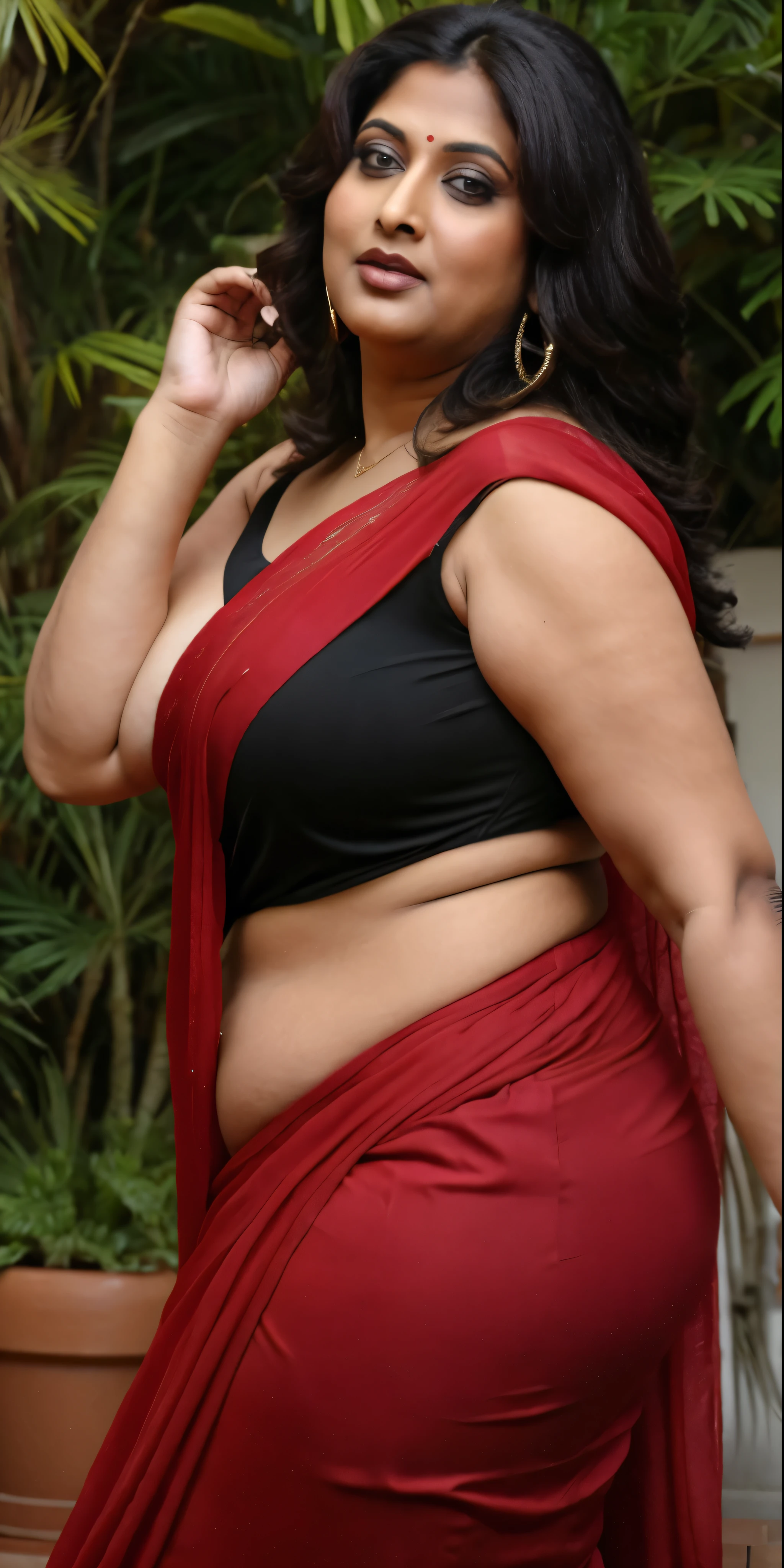 Sexy fat plus size indian bhabhi, 60 years old Woman, big Indian mommy, horny mommy, hot Amma, big Indian aunty bhabhi, wide body , heavy figure, sleeveless blouse, desi hot aunty, looks like Juhi Parmar, wearing sleeveless saree blouse, sexy sequin saree, bold saree fashion, bong saree fashion, bold hot photoshoot, sexy sequin saree, she has fleshy arms and fat wide belly, sexy armpits, showing her attractive fleshy figure, high quality skin, skin pores, skin texture, deep juicy navel, sexy navel folds, fleshy figure, jiggly belly, hyper realistic skin, RAW Foto, thick juicy figure, semma figure, hot chechi, hot Amma, aunty looking very hot in sleeveless blouse, sexy modern sleeveless blouse, Sheer Sleeveless Blouse, off shoulder blouse, aunty is very popular among young boys, seductive pose, goddess of seduction, kamadevi, 