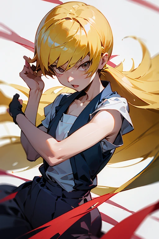 Shinobu does anime Bakemonogatari