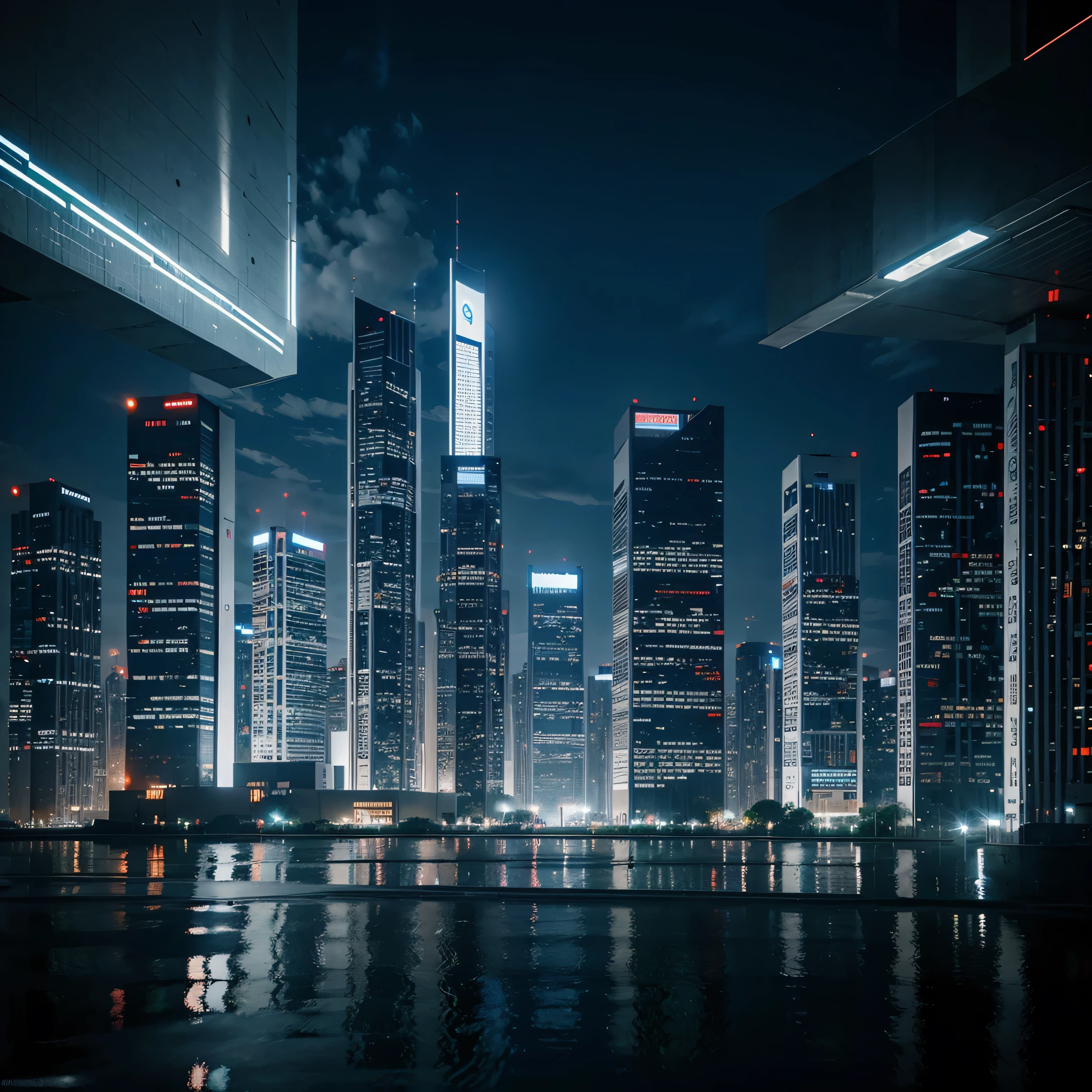 High resolution cyber city