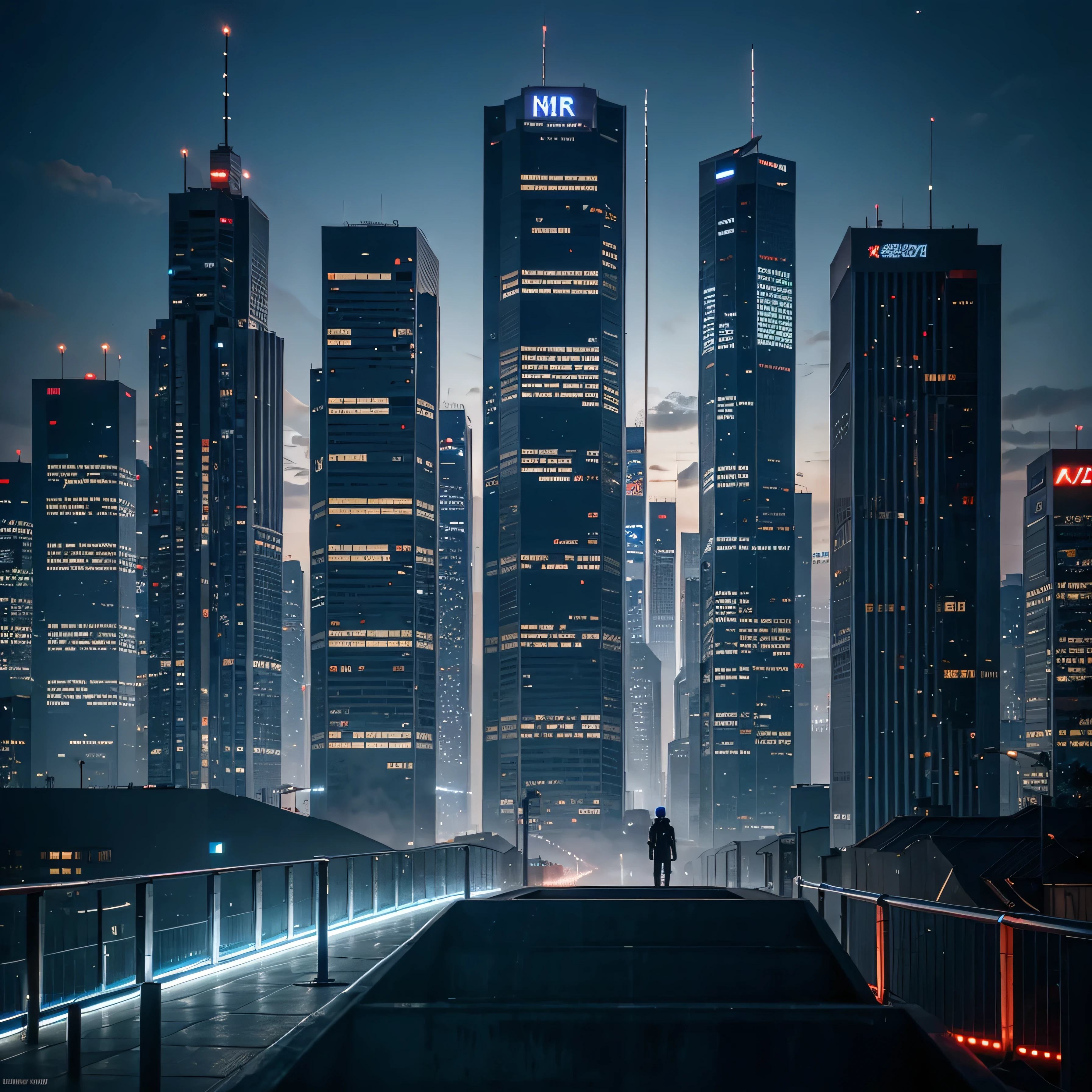 High resolution cyber city