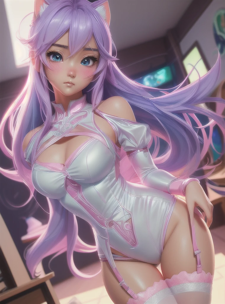 Not more than one person, a beautiful anime girl In see-through Undergarments, Colorful hair, Rossdraws pastel vibrant, Rossdraws cartoon vivid, anime style 4K, beautiful anime portrait, art garm colorful! ,! Dream art garm, anime style digital art, anime art wallpaper 4k, anime art wallpaper 4k, digital anime art, very fine art garm, blush, look of shame, teary eyes, garter belt, crouching, big breasted, alone, upturned eyes, one person, , in Japanese room, Shoulders bare, Bending forward, Bare chest, Legs open, thin, back view, wide hips,