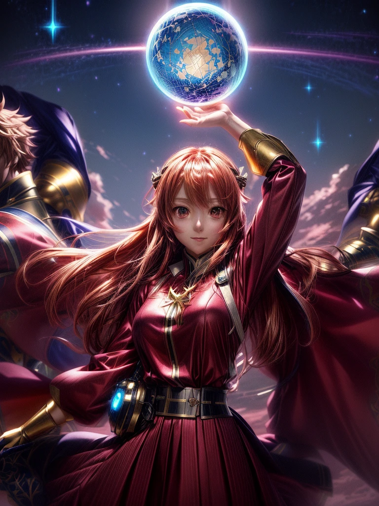 anime anime wallpapers with a girl holding a glowing ball, Anime isekai popular, anime key art, anime in fantasy style, ethereal anime, anime wallpaper, top 25 fantasy anime series, 2 0 2 1 anime, visual principal do romance visual, anime series, 4K anime-style, isekai, anime cover, anime style like fate/stay overnight, sci fi anime. 