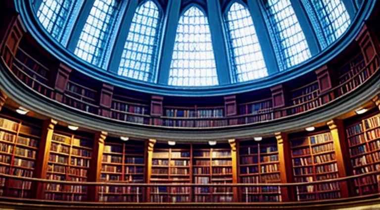 Round tower Library of Magic