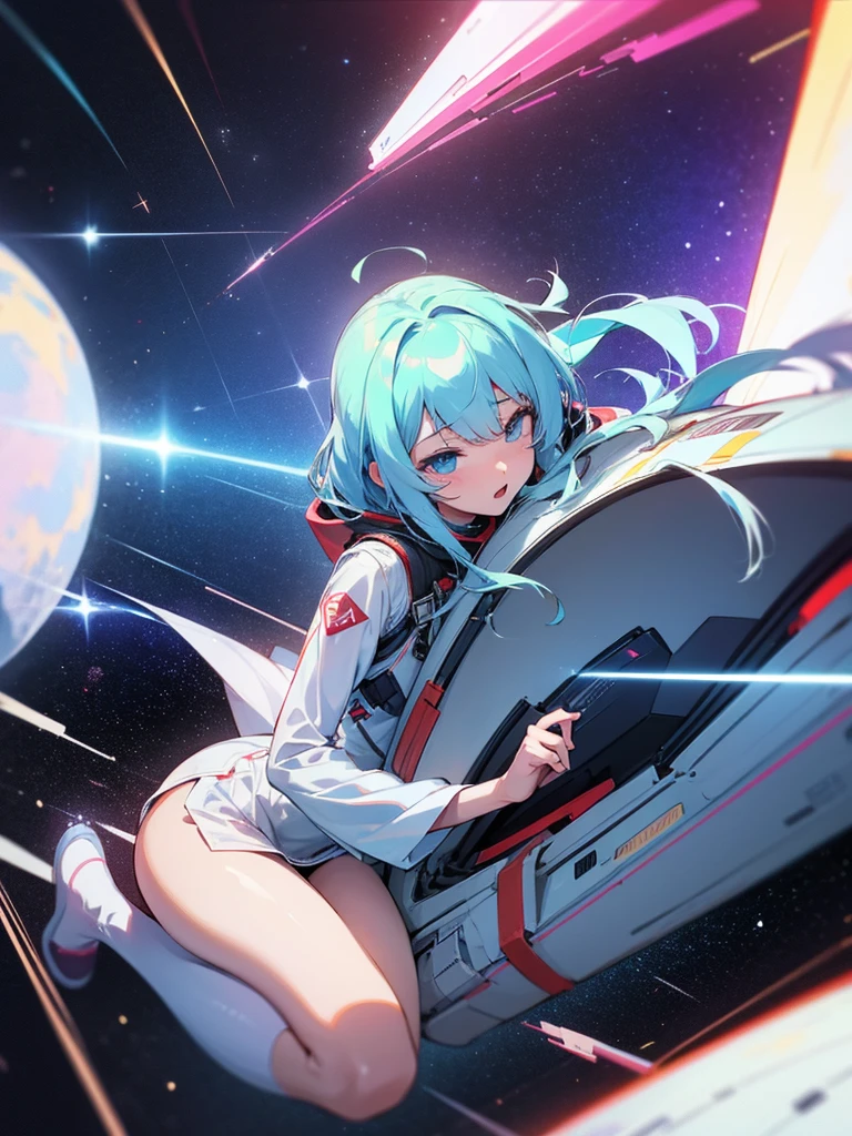 MAKES A TWENTY-FOUR 24 SONG COVER IN SPACE WITH AUSTRONAUTA ANIME SEX