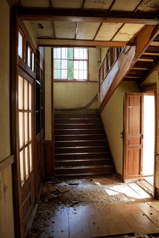 Abandoned house、Staircase Hall