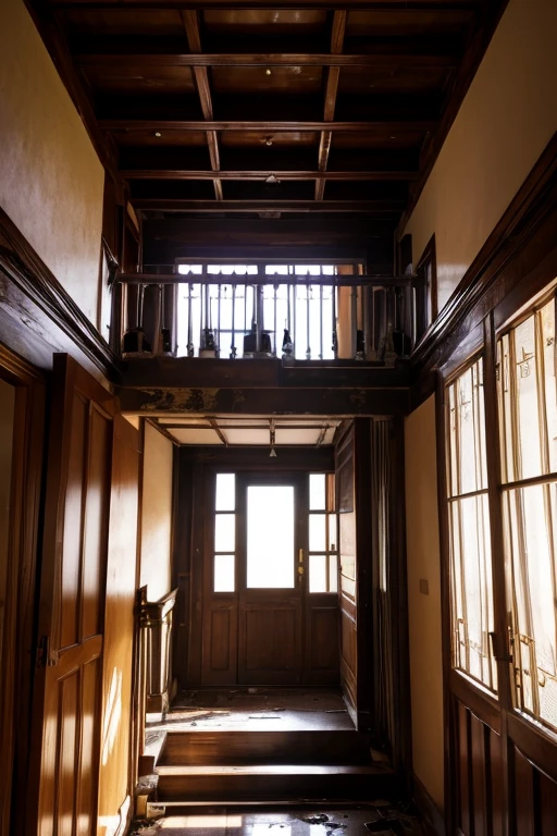 Abandoned house、Staircase Hall