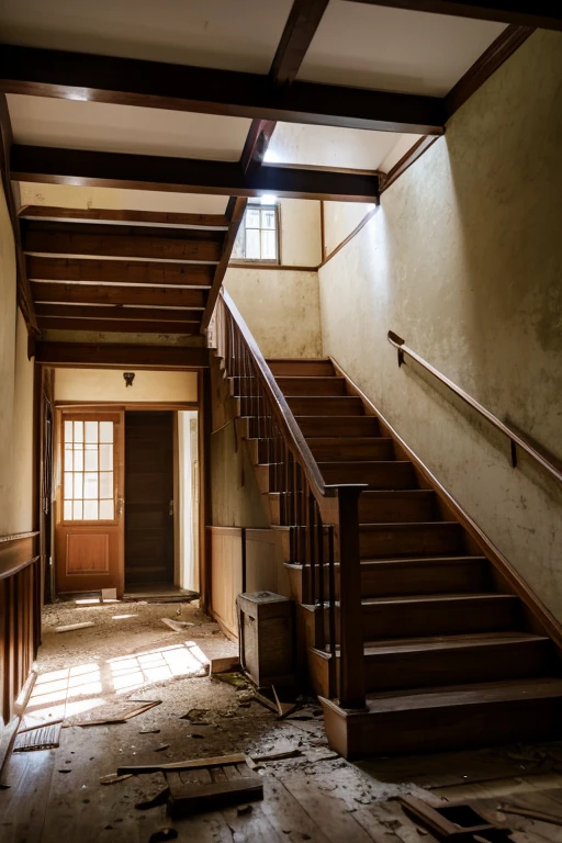 Abandoned house、Staircase Hall