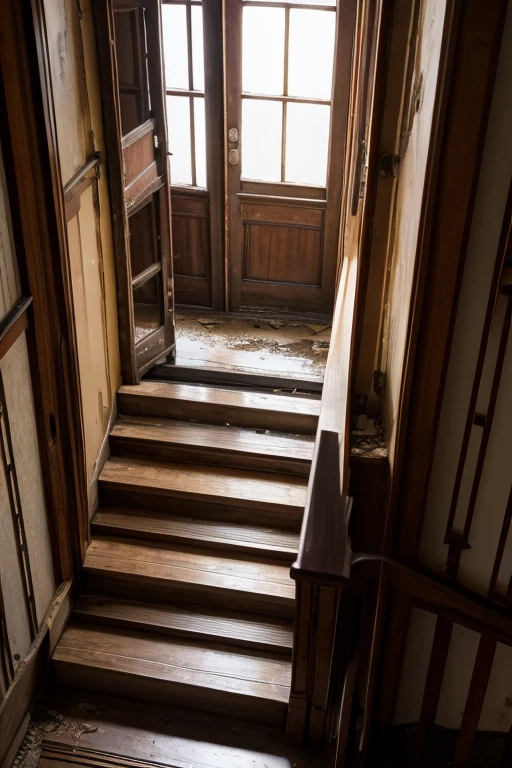 Abandoned house、Staircase Hall