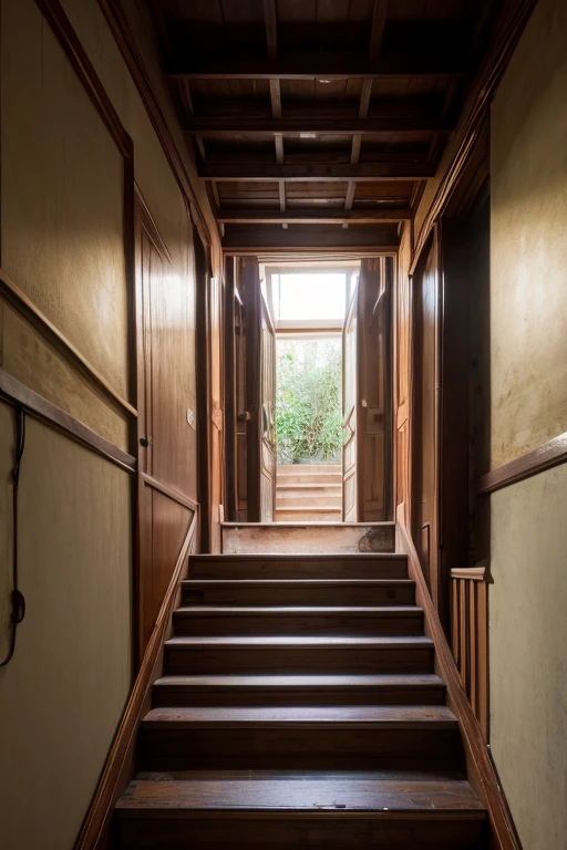 Abandoned house、Staircase Hall