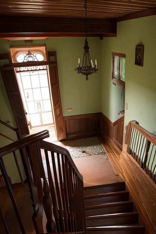 Abandoned house、Staircase Hall