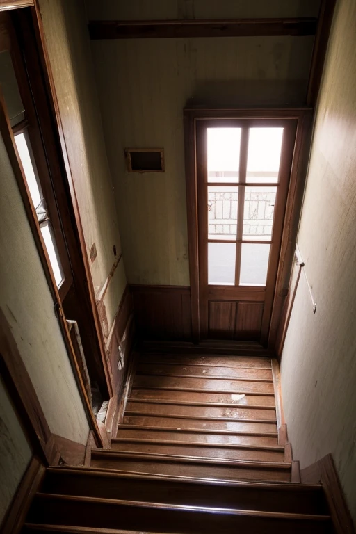 Abandoned house、Staircase Hall