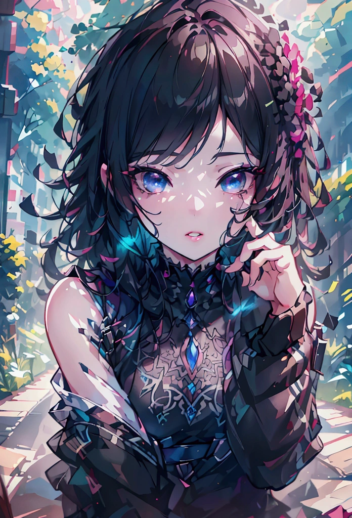 a cute girl in a vibrant park, detailed 3d illustration, beautiful detailed eyes, beautiful detailed lips, extremely detailed face, longeyelashes, intricate details, photorealistic, cinematic lighting, (best quality,4k,8k,highres,masterpiece:1.2),ultra-detailed,(realistic,photorealistic,photo-realistic:1.37),studio lighting,sharp focus,vivid colors,octane renderer,dribble style,3d artwork